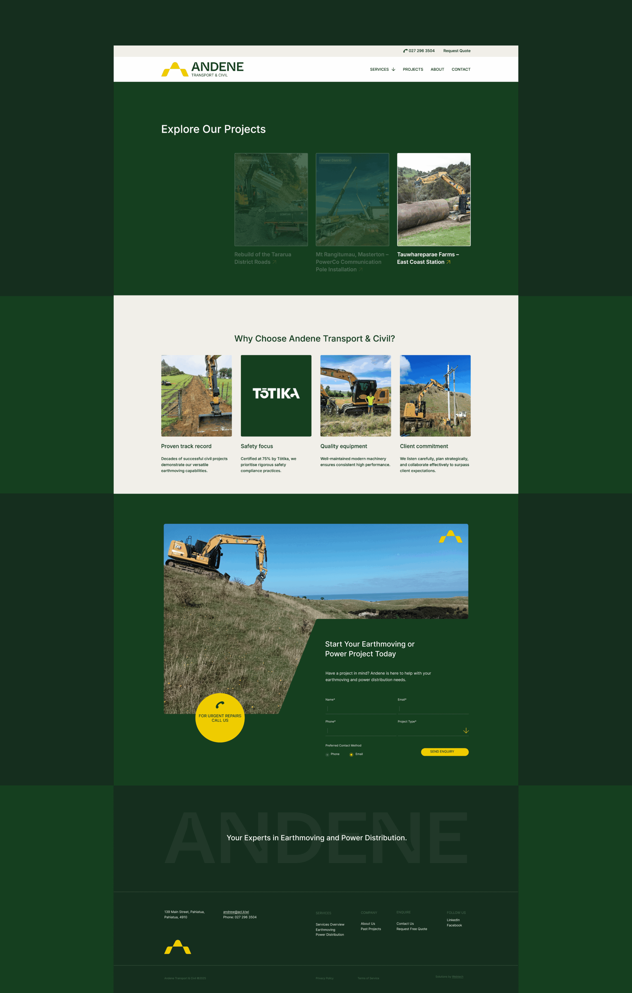 Andene Transport & Civil Case Study